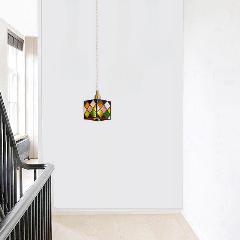 Valentina Retro LED Metal Glass Pendant Light Bedroom Dining Room