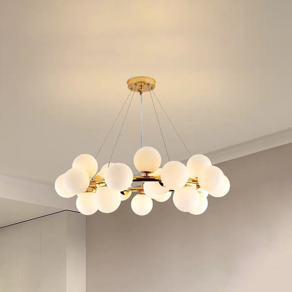 Valentina Chandelier Bubble, Magic Beans, Glass, Dining Room