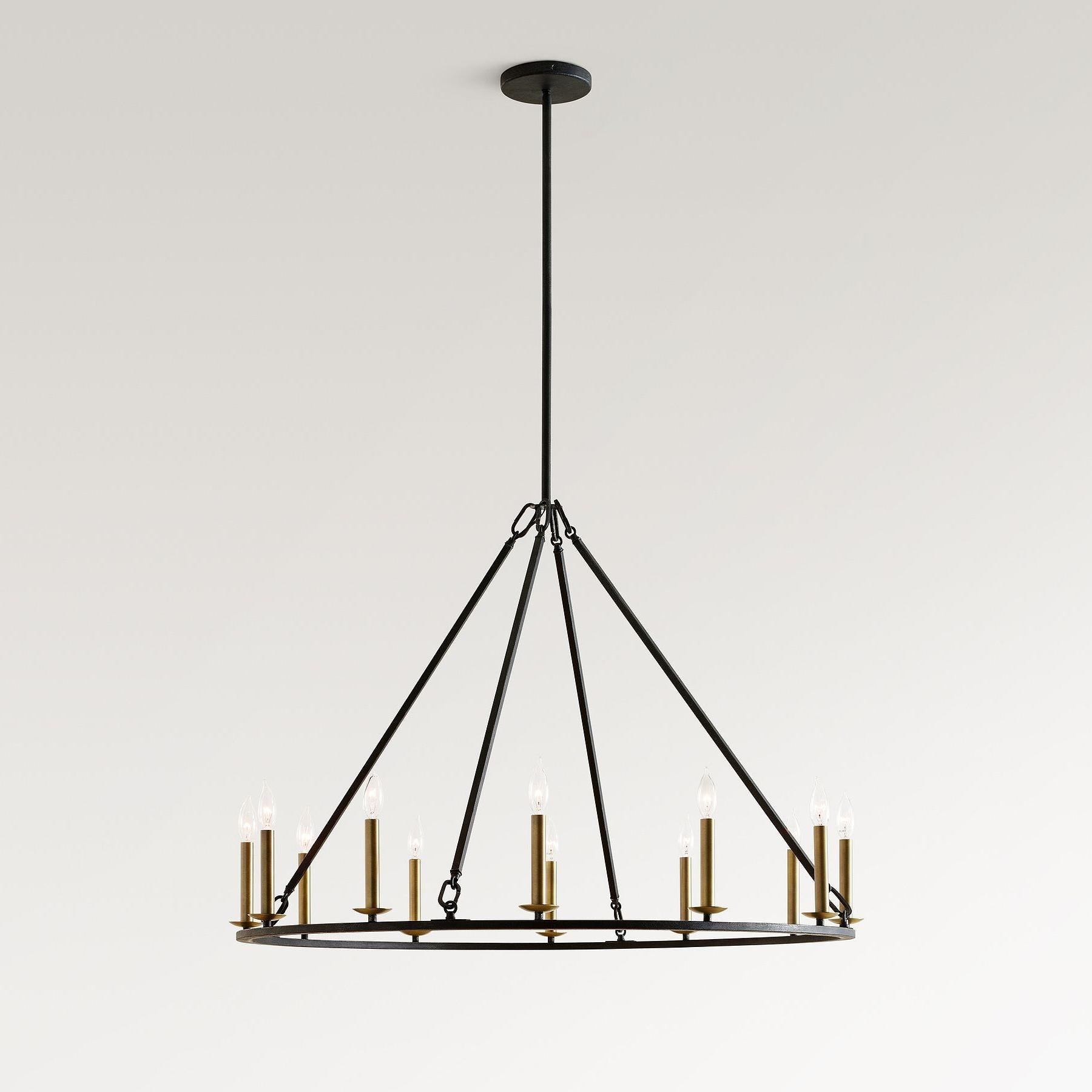 Lodge Chandelier Metal