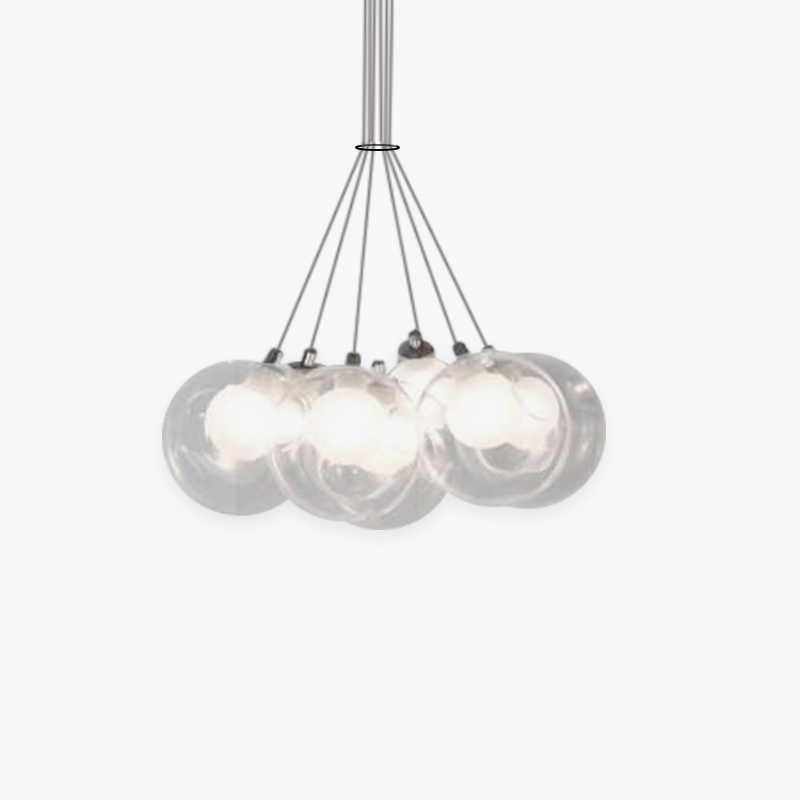 Valentina Modern Bubble Acylic Pendant Light, 5 Style