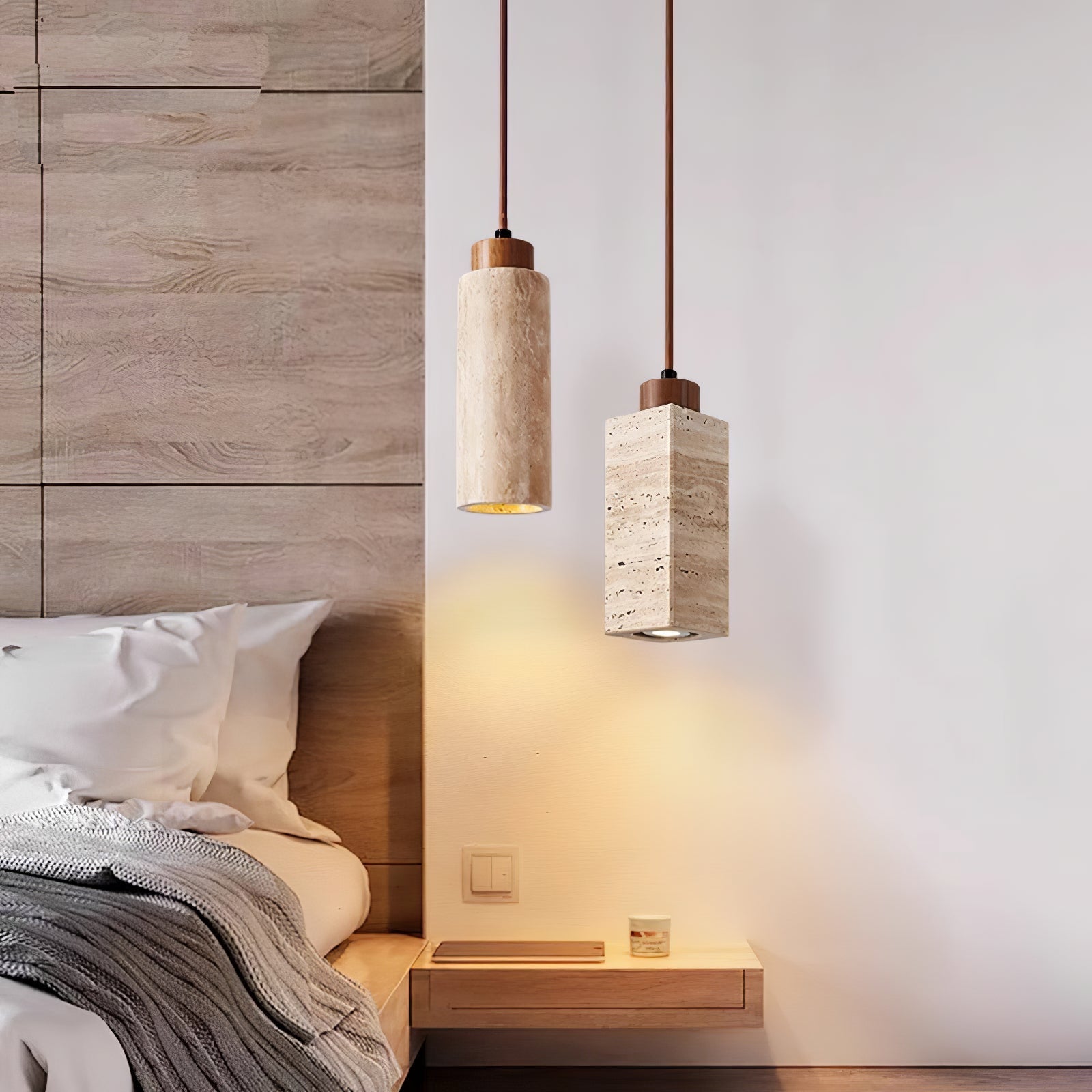 Avloris Travertine Pendant Light - Letslighting