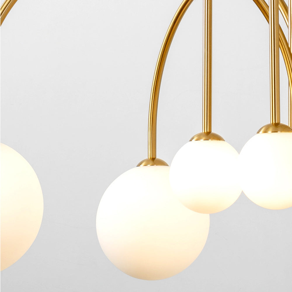 Avi Double Layer Glass Pendant Light