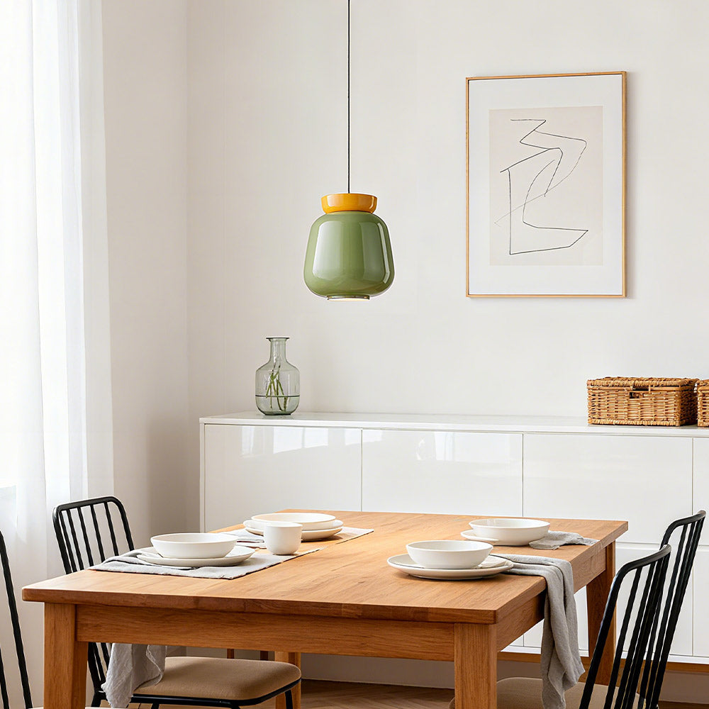 Hues Ceramic Bowl Pendant Light