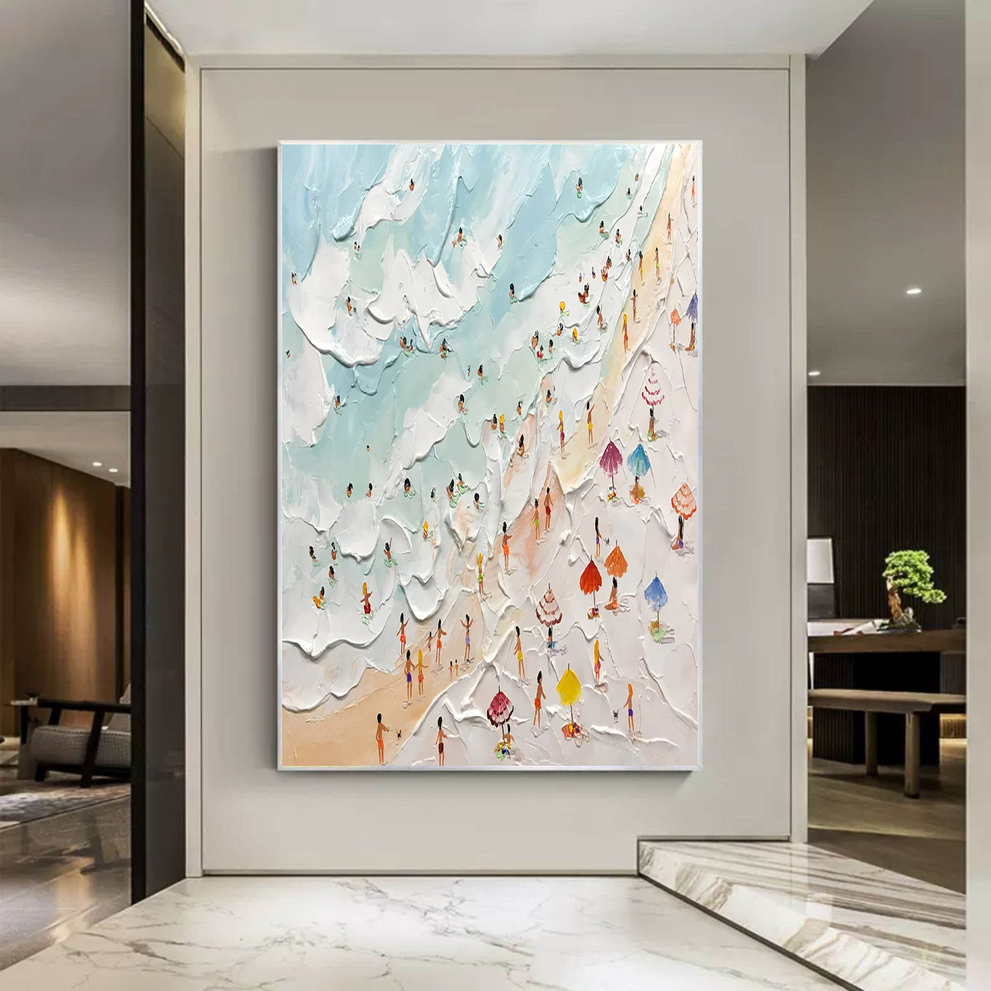 Plaster Art Texture Painting #SG212 - Letslighting