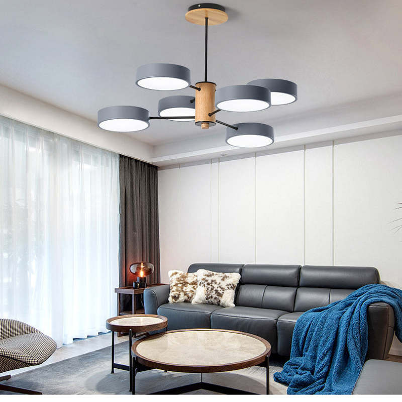 Arisha Art Deco Pendant Light Wood - Letslighting