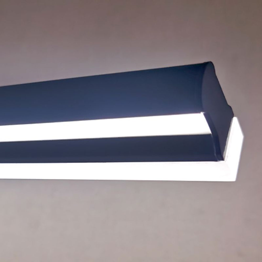 Arisha Industrial Linear Metal Acrylic Wall Lamp