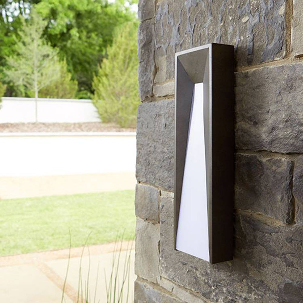 Ray Modern Rectangular Metal Outdoor Wall Lamp - Letslighting