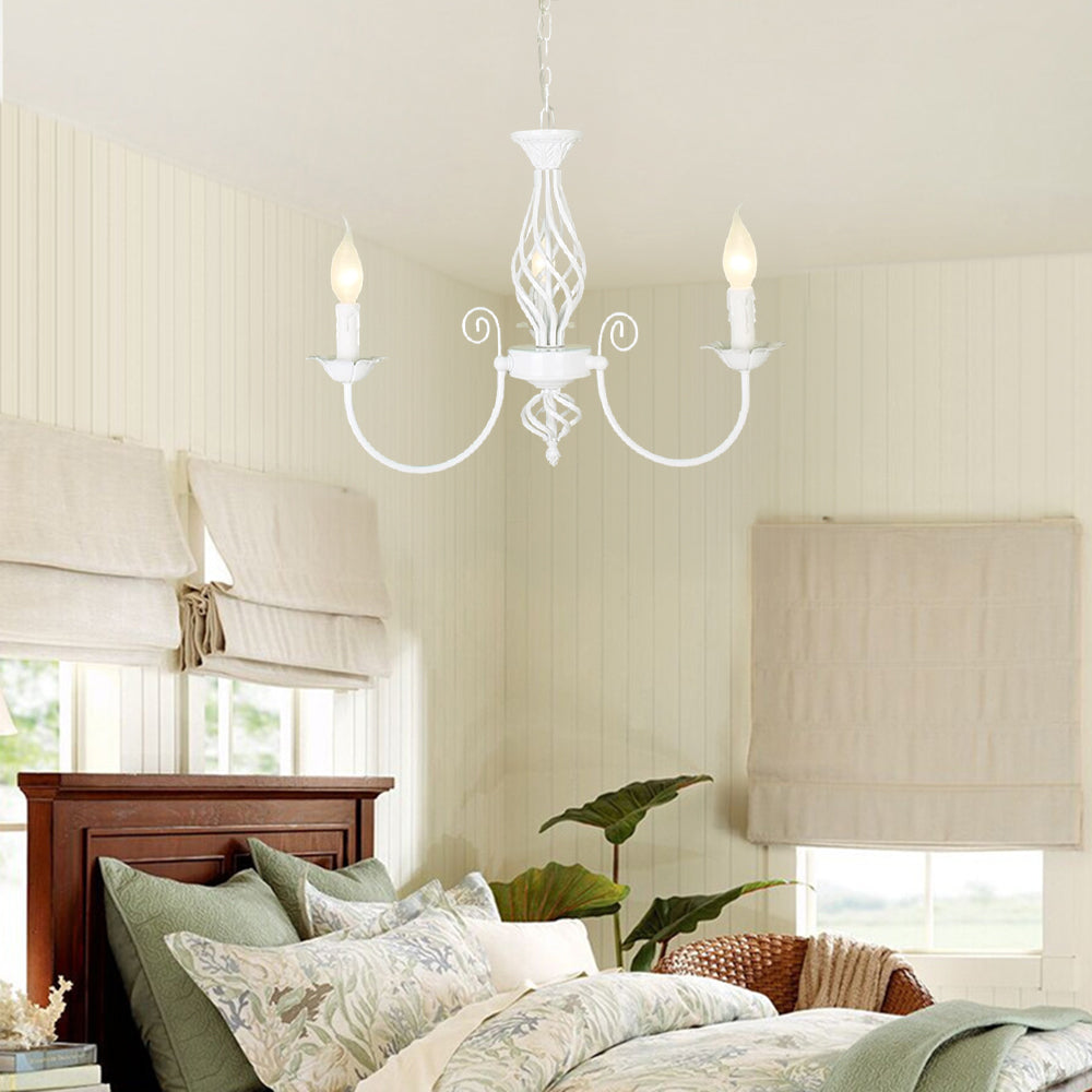 Silva Pendant Light Candle Retro Metal Glass Restaurant