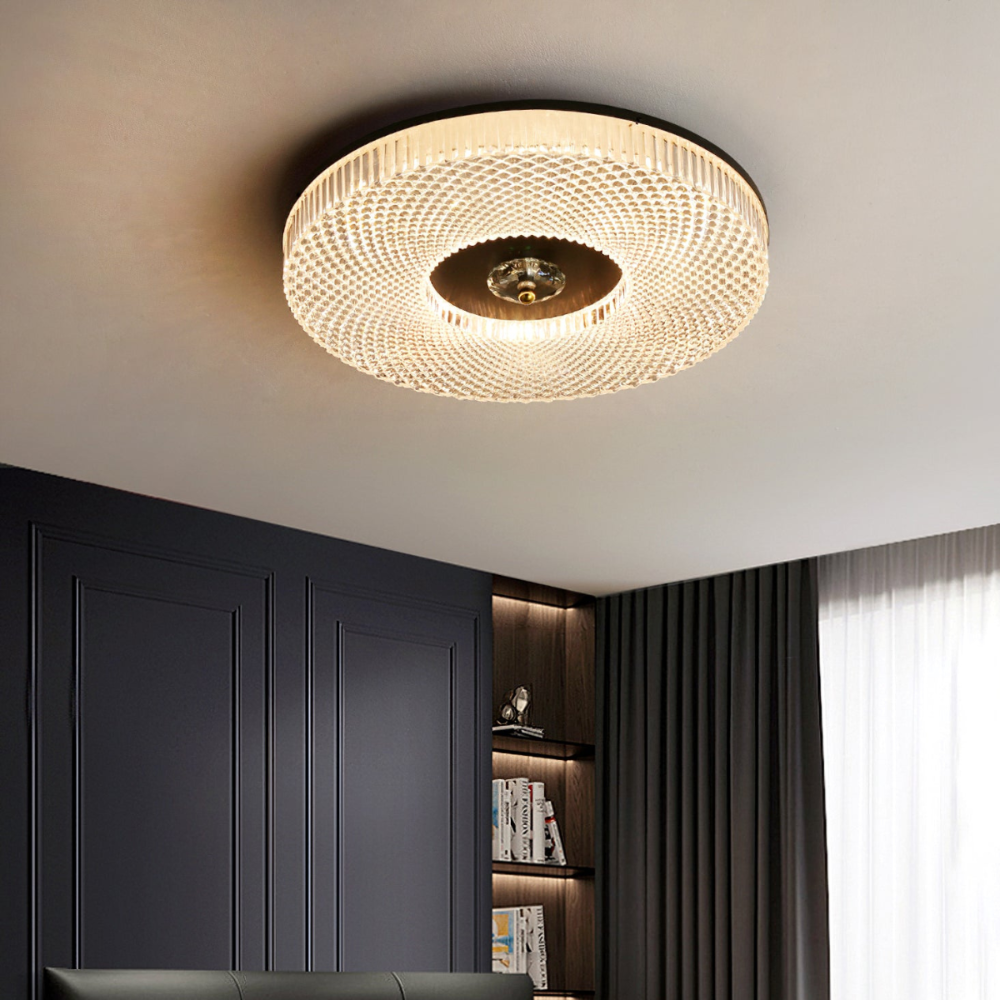 Kristy Modern Round LED Flush Mount Ceiling Light Bedroom