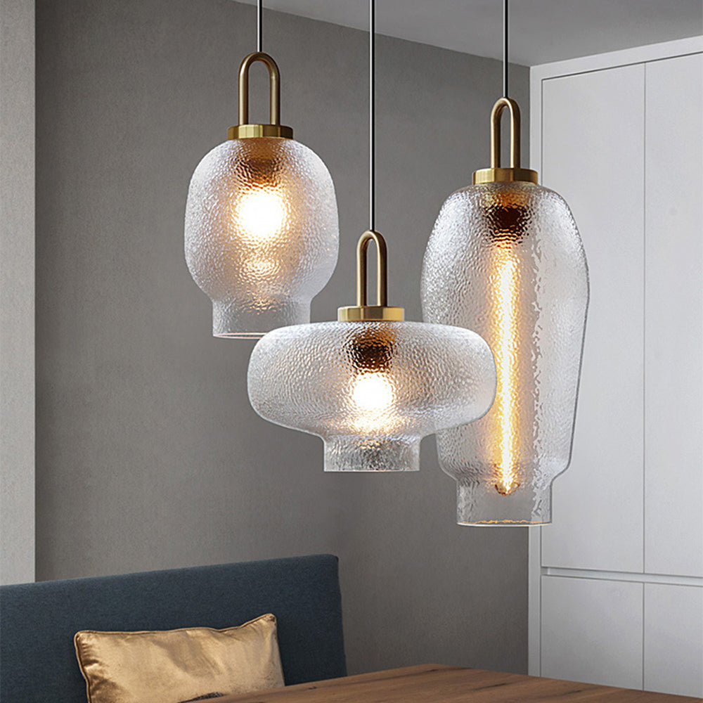 Valentina Minimalist Blown Frosted Glass Pendant Light