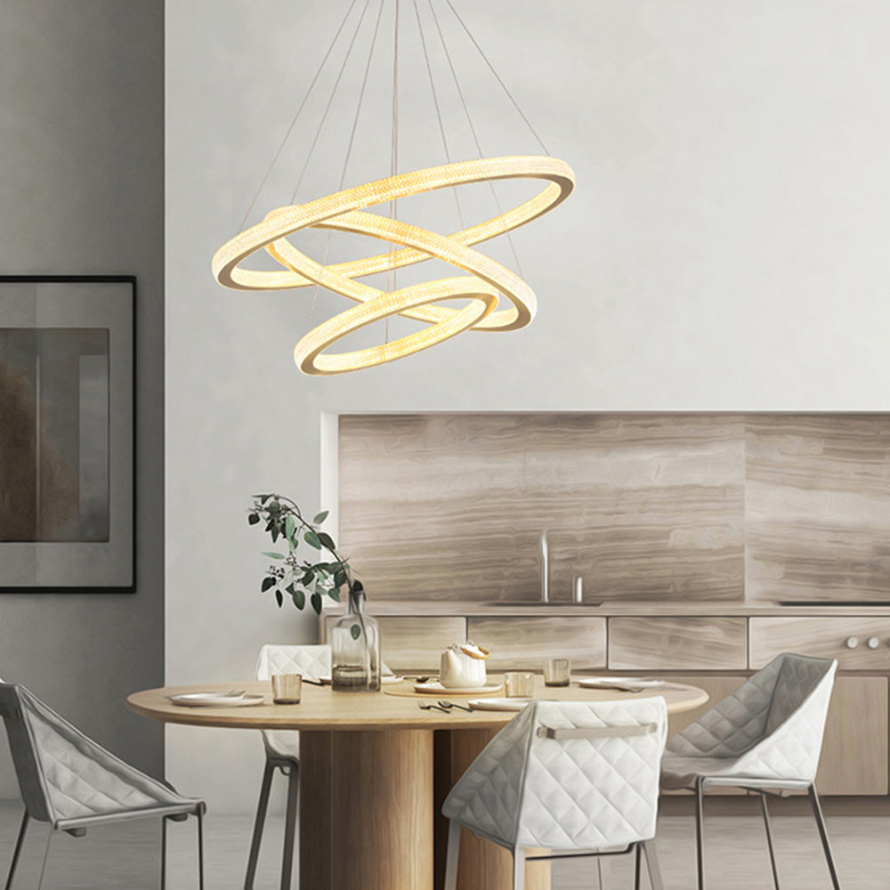 Kristy Contemporary Luxury Ring Pendant Light
