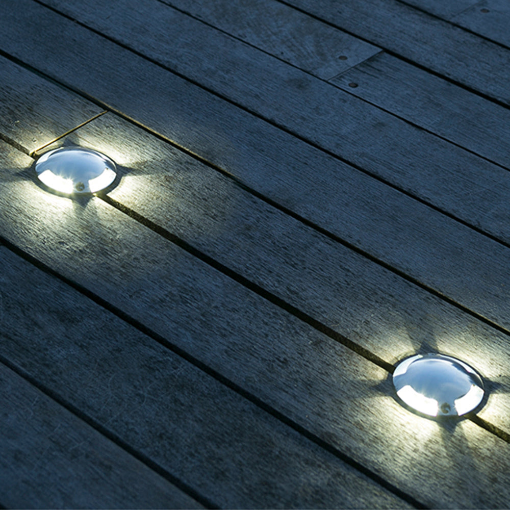 Ray Modern Metal Cylindrical Outdoor Deck Step Light