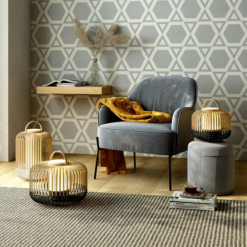 Ritta Lantern Bamboo Acrylic Outdoor Floor Lamp - Letslighting