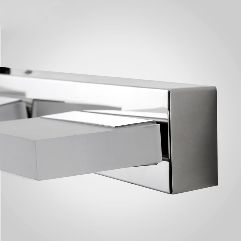 Arisha Modern Square Mirror Front Vanity Metal Wall Lamp