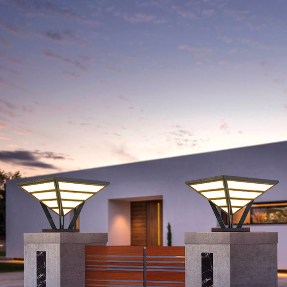 Ray Modern Diamond Metal Outdoor Table Lamps, Warm Light - Letslighting