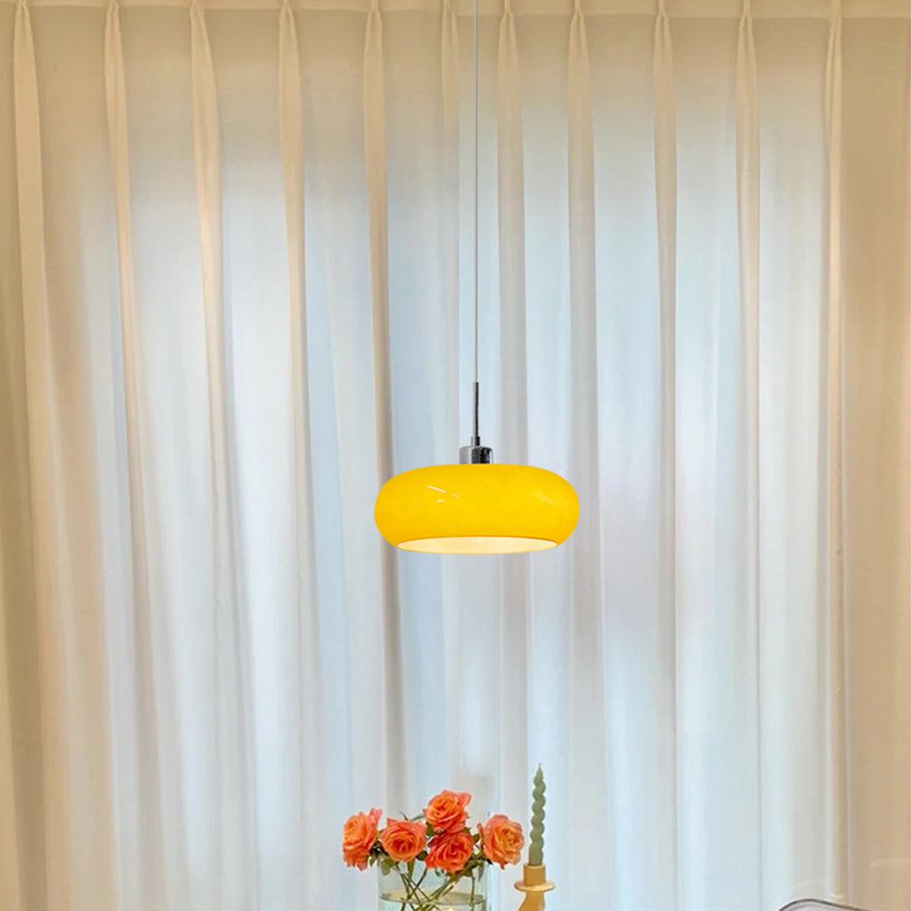 Valentina Bread Shape Glass Pendant Light Retro