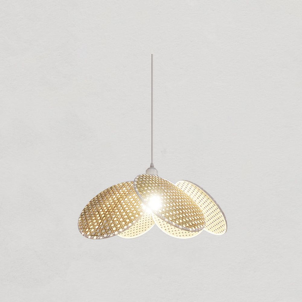Ritta Willow Weave Rattan Pendant Light - Letslighting