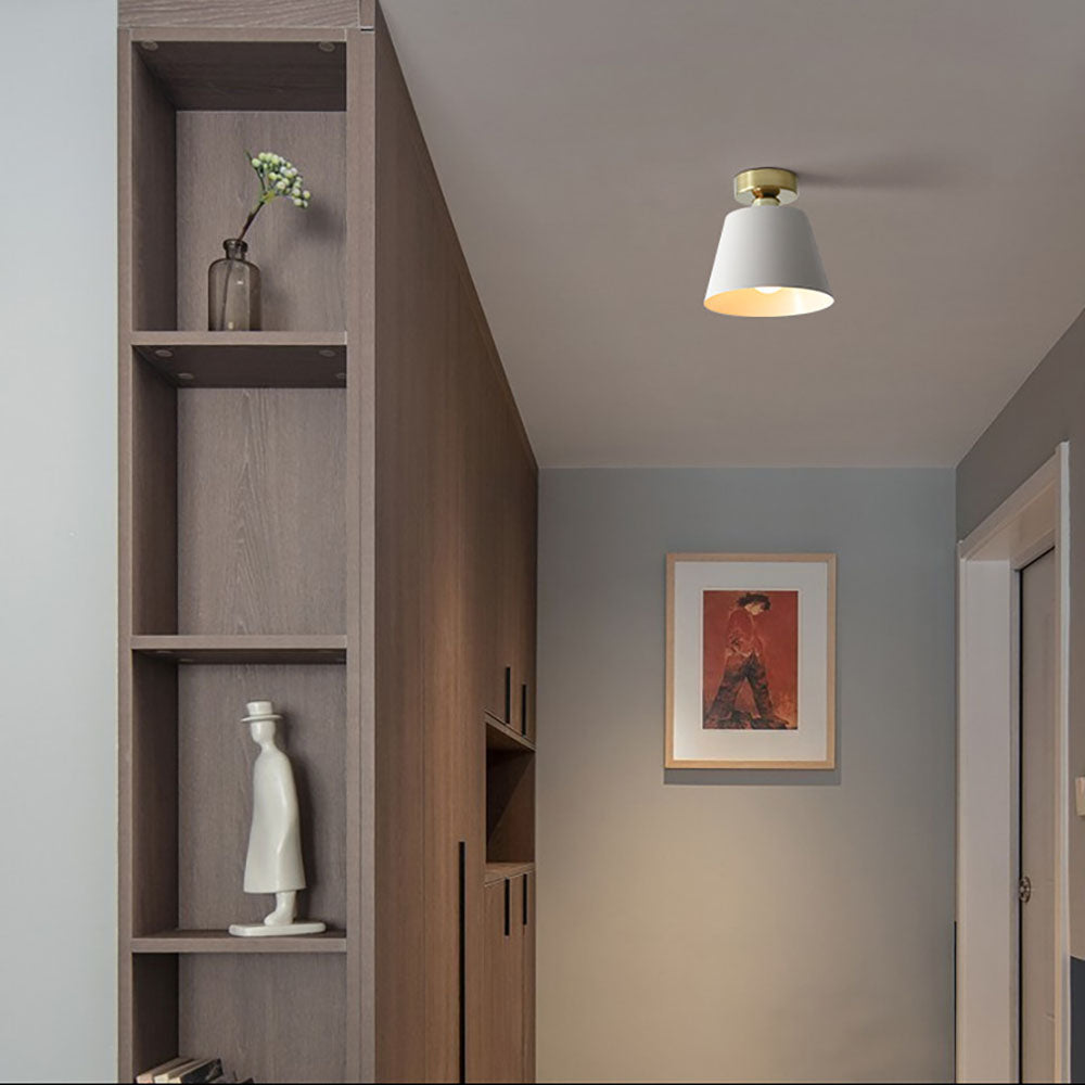 Arisha Cylindrical Metal Single Ceiling Light Dining Room
