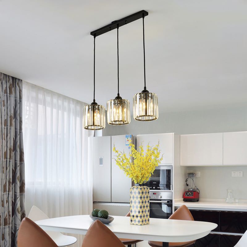 Arisha Modern Cluster Cylinder Glass Pendant Light