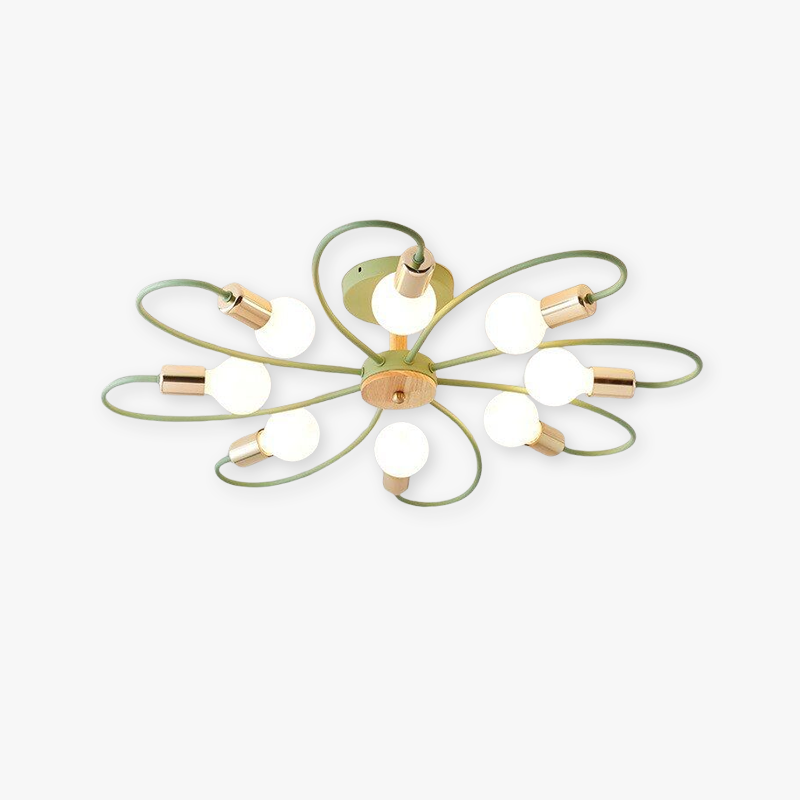 Arisha Elegant Glass Flush Mount Ceiling Light - Letslighting