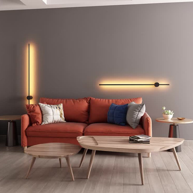 Arisha Minimalist Rotatable Linear LED Outdoor Wall Lamp Corridor Garden