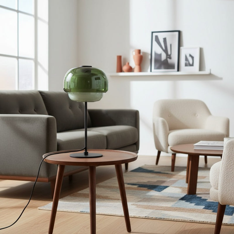 Orbit Glass Table Lamp For Living Room