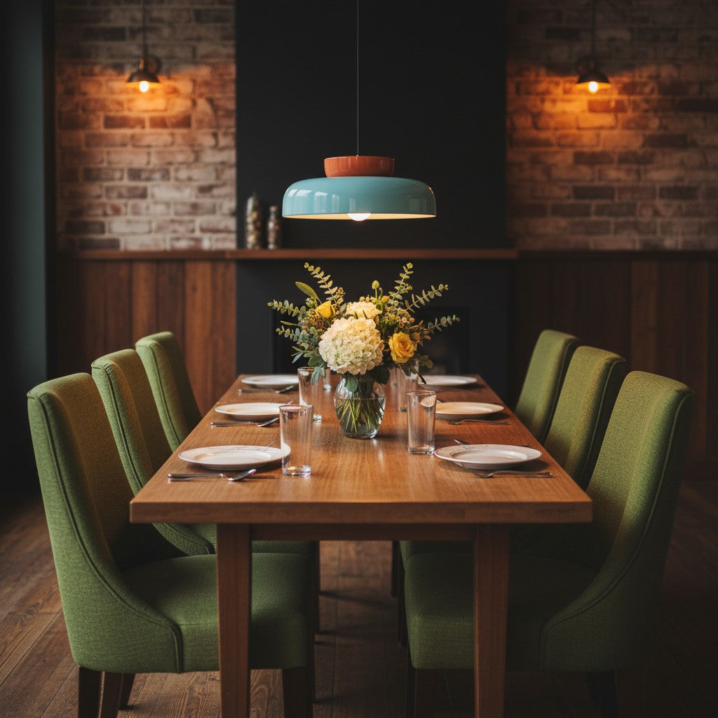 Hues Ceramic Bowl Pendant Light