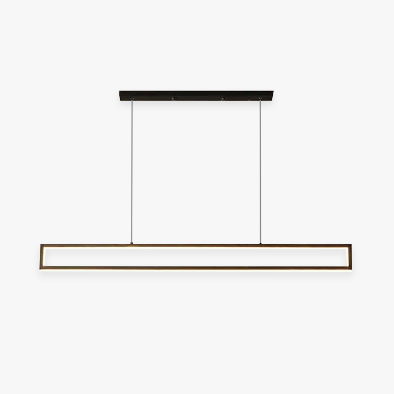 Arisha Modern Vertical Rectangular Pendant Light - Letslighting