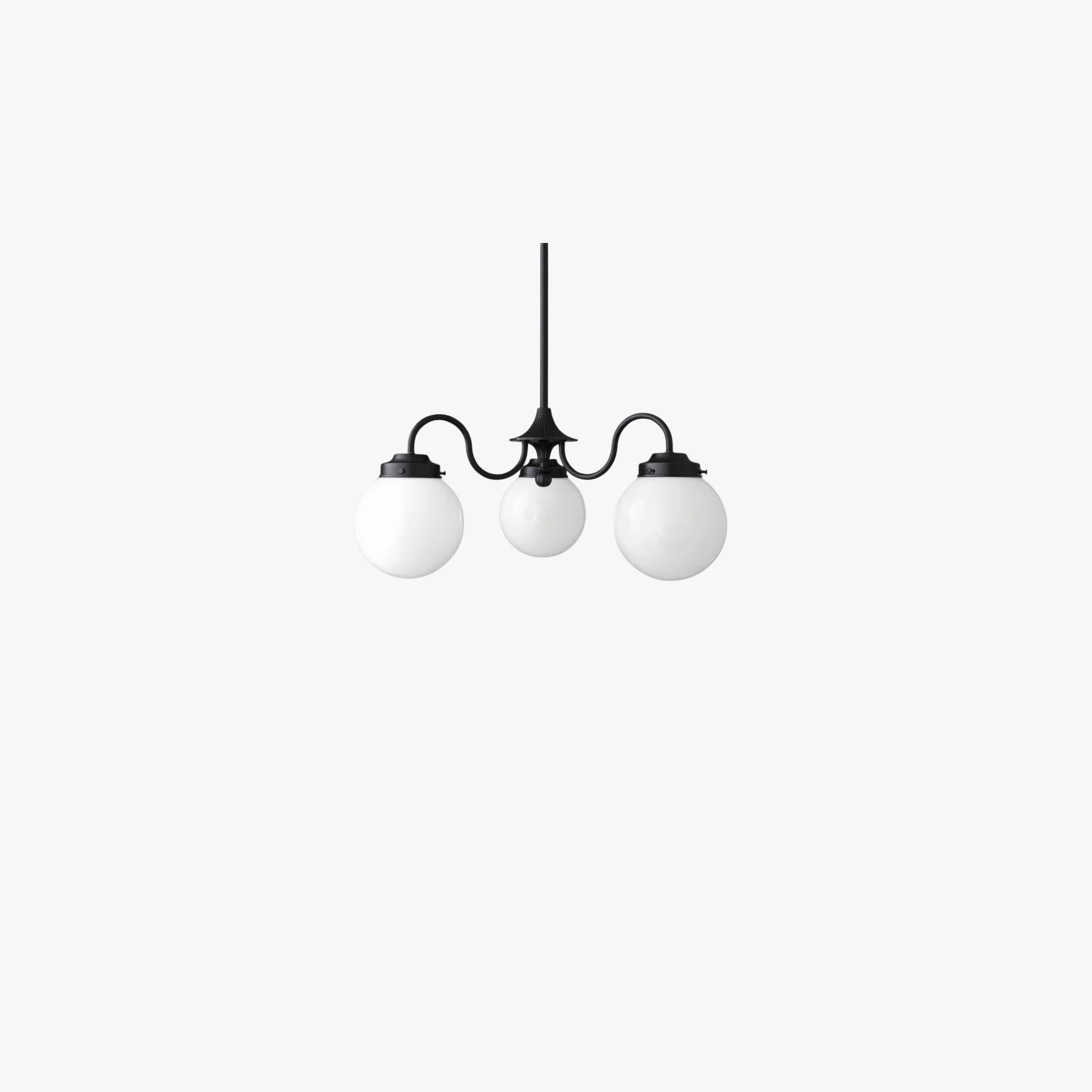 Pearl 3-Light Glass Chandelier