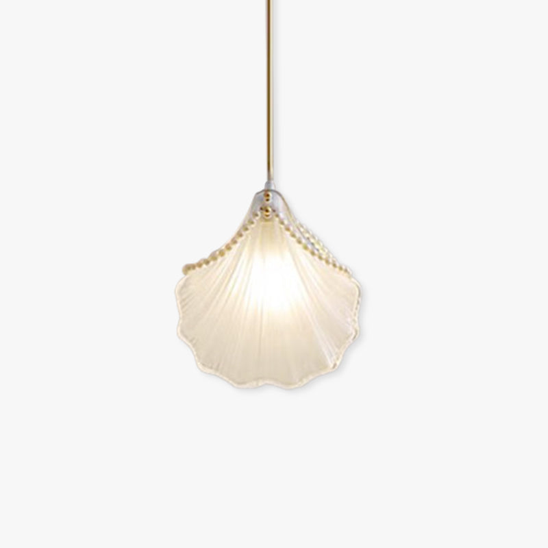 Kristy Art Deco Pearl Shell Acrylic Pendant Light - Letslighting