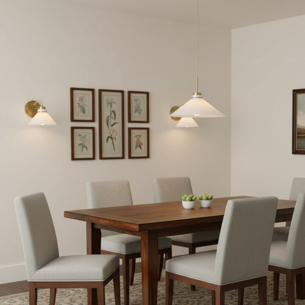 Grange Wall Lamp Metal&Glass