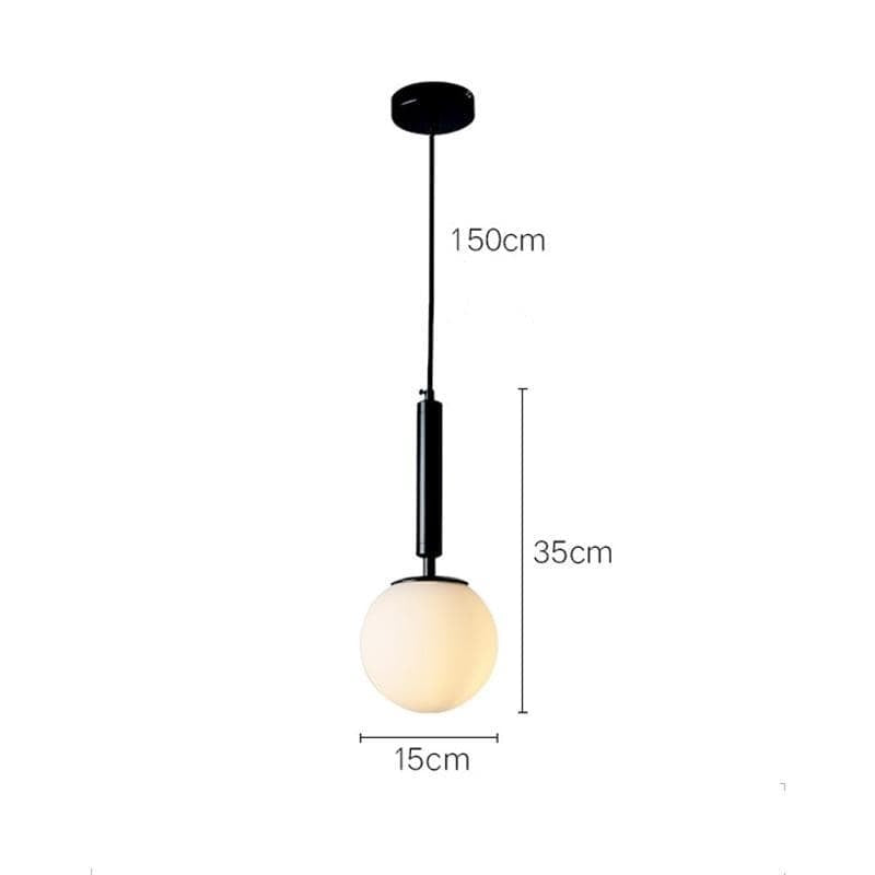 Valentina Modern Glass Ball Pendant Light - Letslighting