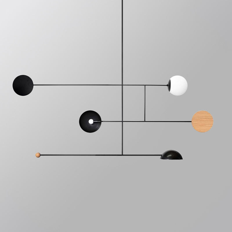 Avi Minimalist Round Led Pendant Light, Living Room - Letslighting