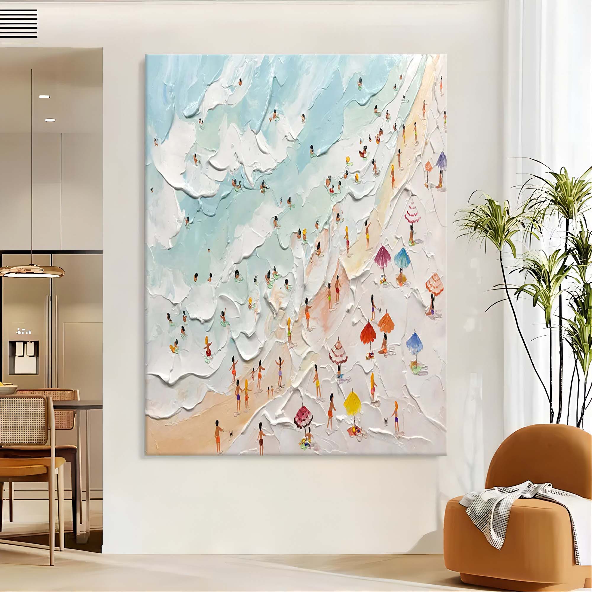 Plaster Art Texture Painting #SG212 - Letslighting