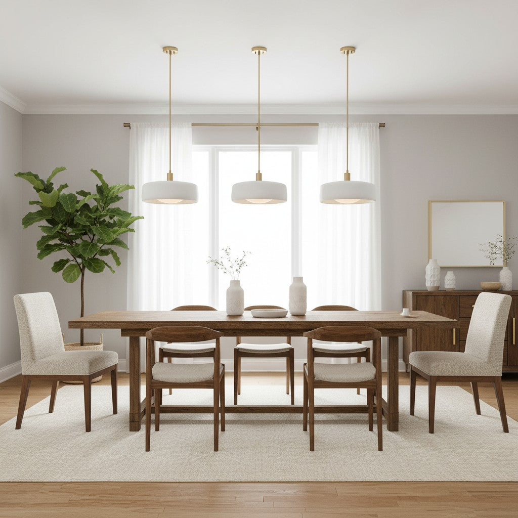 Kiln Single Pendant Lights for Kitchen Porcelain