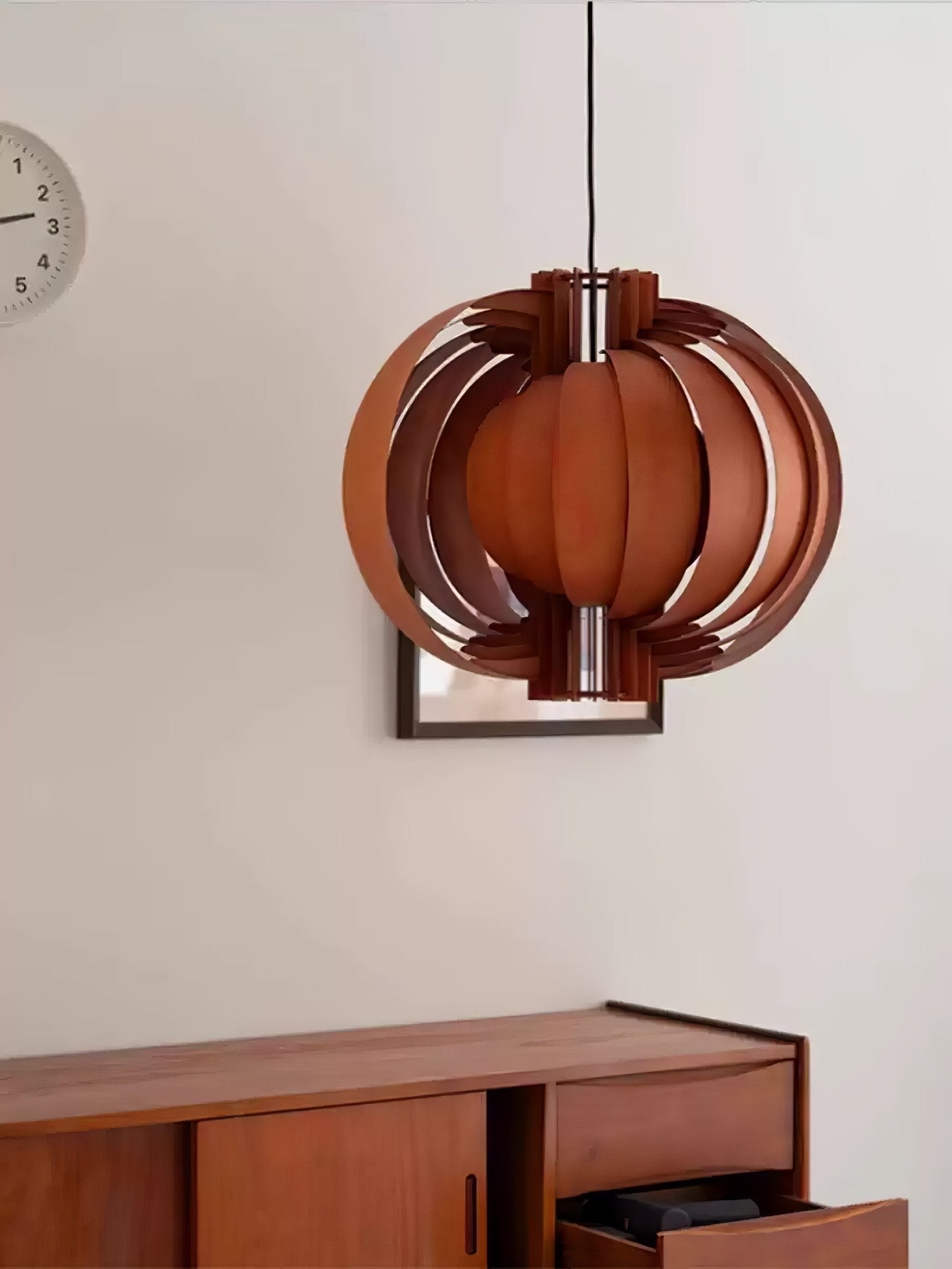Ivraeus Premium Elegance Ring Wood Pendant Light - Letslighting