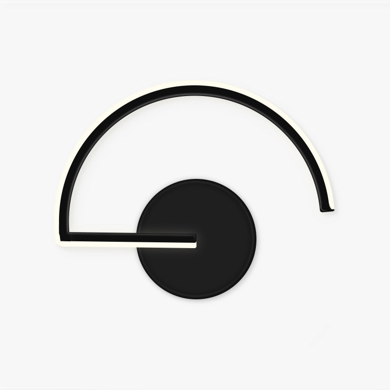 Arisha Minimalist Linear Semicircular Decor Wall Lamp - Letslighting