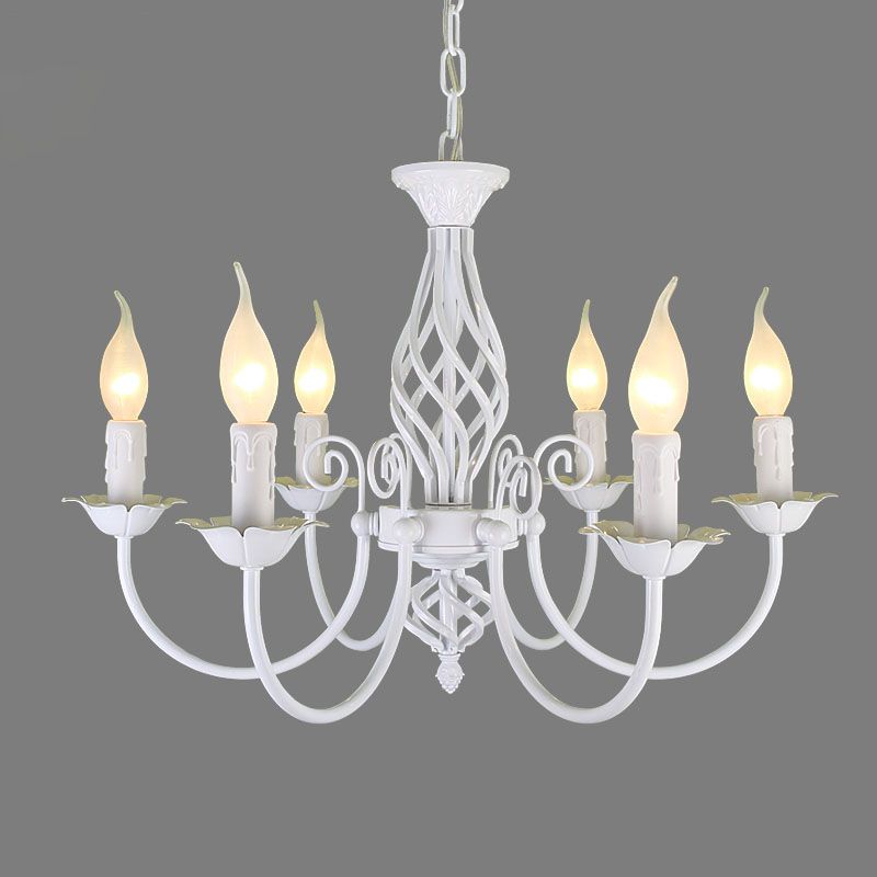 Silva Pendant Light Candle Retro Metal Glass Restaurant