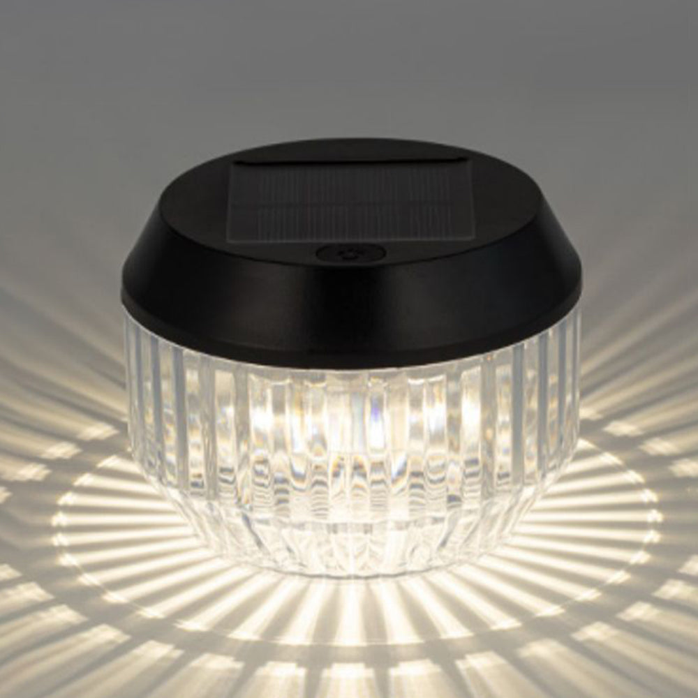 Ray Round LED Solar Powered Lamp de Table Exterieur