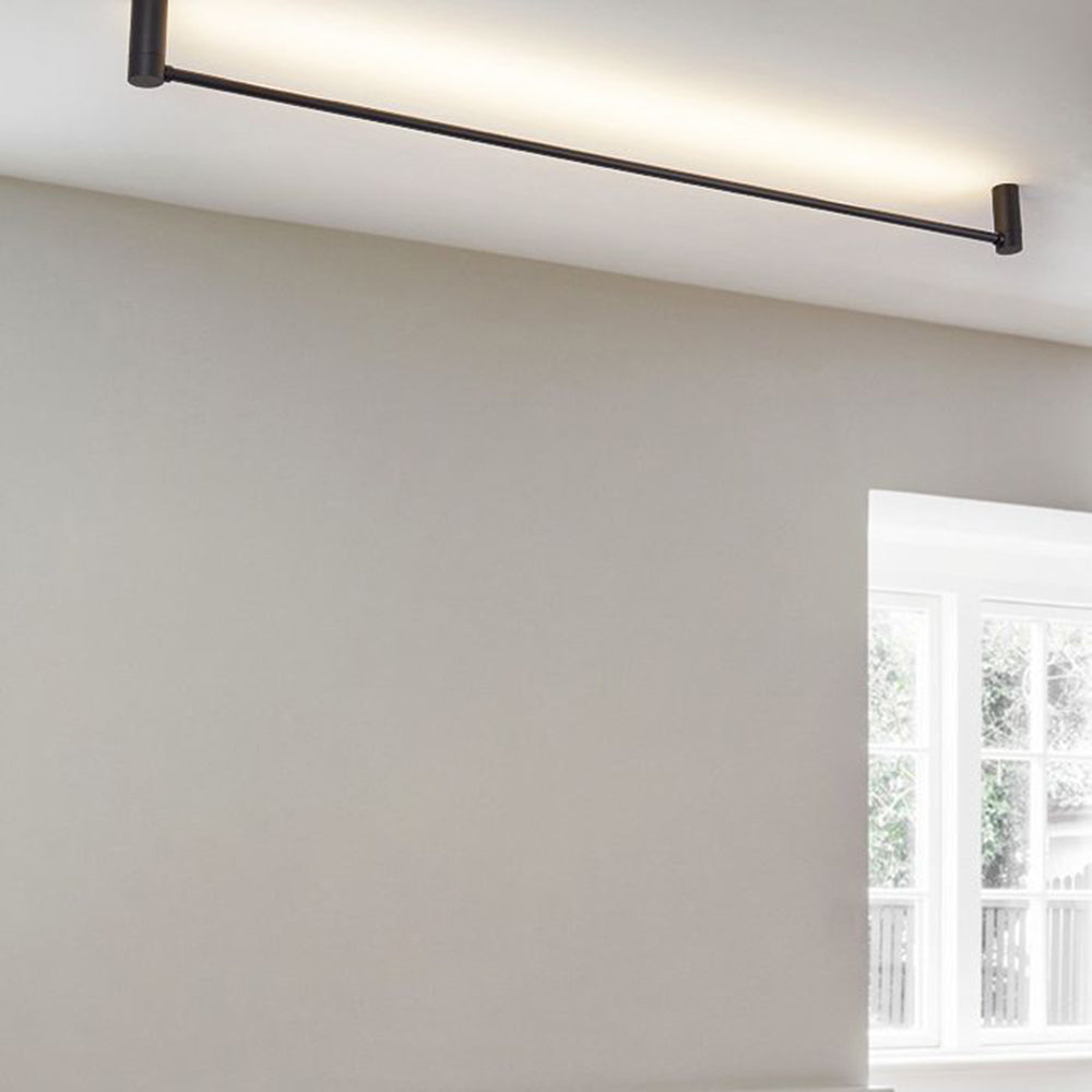 Arisha Minimalist Flush Mount Ceiling LighMetal/Acrylic Hallway