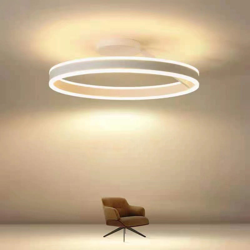 Arisha Modern Circle Flush Mount Ceiling Light Bedroom - Letslighting