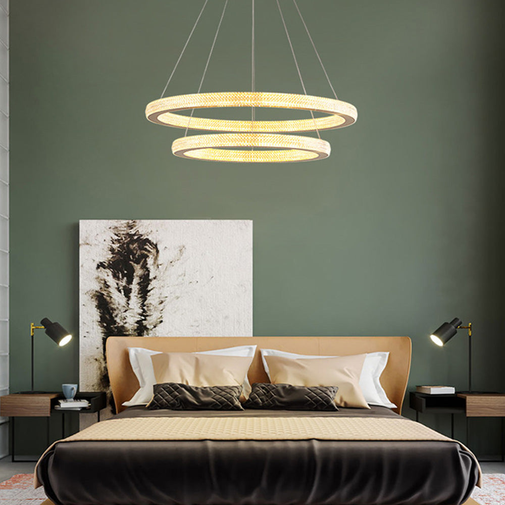 Kristy Contemporary Luxury Ring Pendant Light