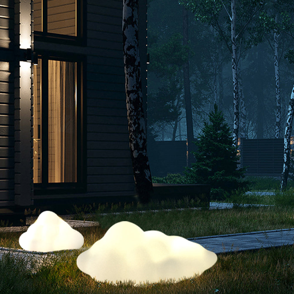 Arisha Art Deco Rechargeable Cloud Acrylic Outdoor Light