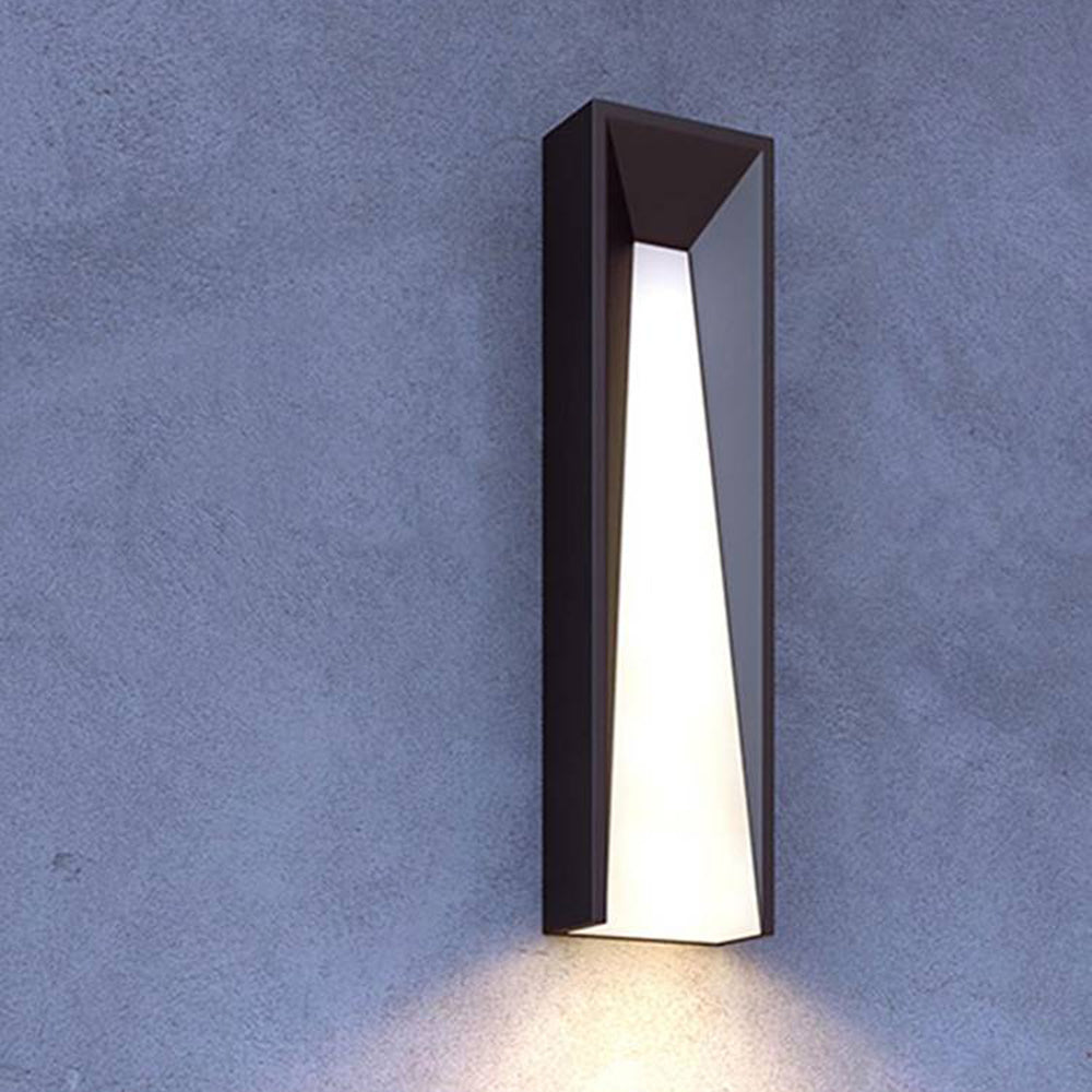 Ray Modern Rectangular Metal Outdoor Wall Lamp - Letslighting