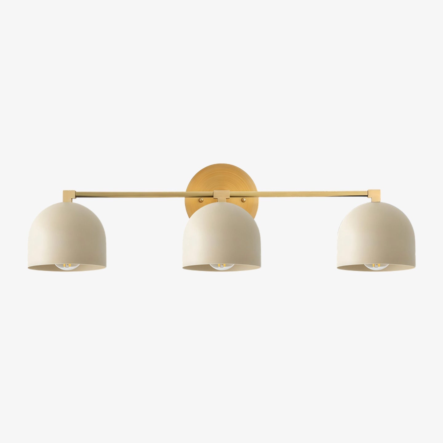 Chroma Dome Brass Wall Sconce Modern Bathroom
