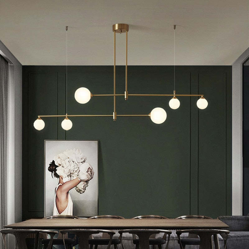 Valentina Modern Bubble Copper Pendant Light