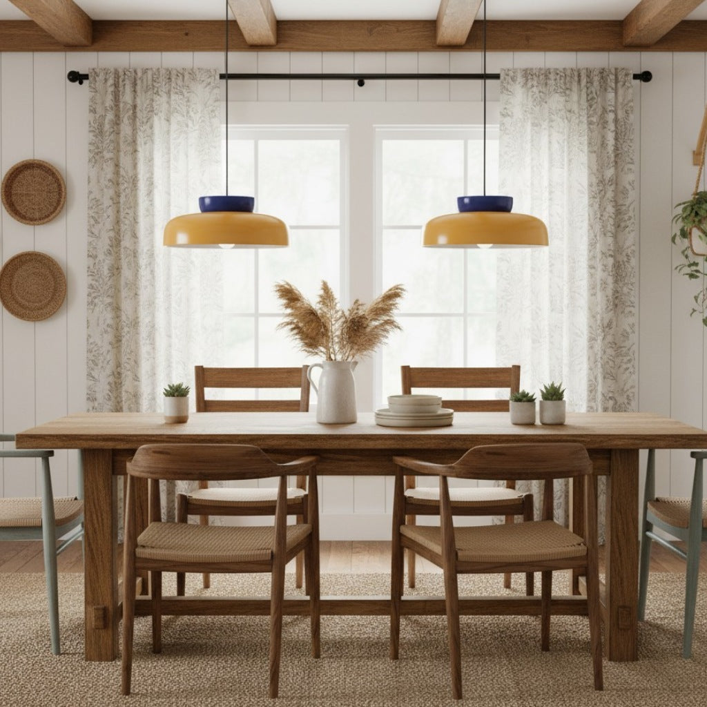 Hues Ceramic Bowl Pendant Light