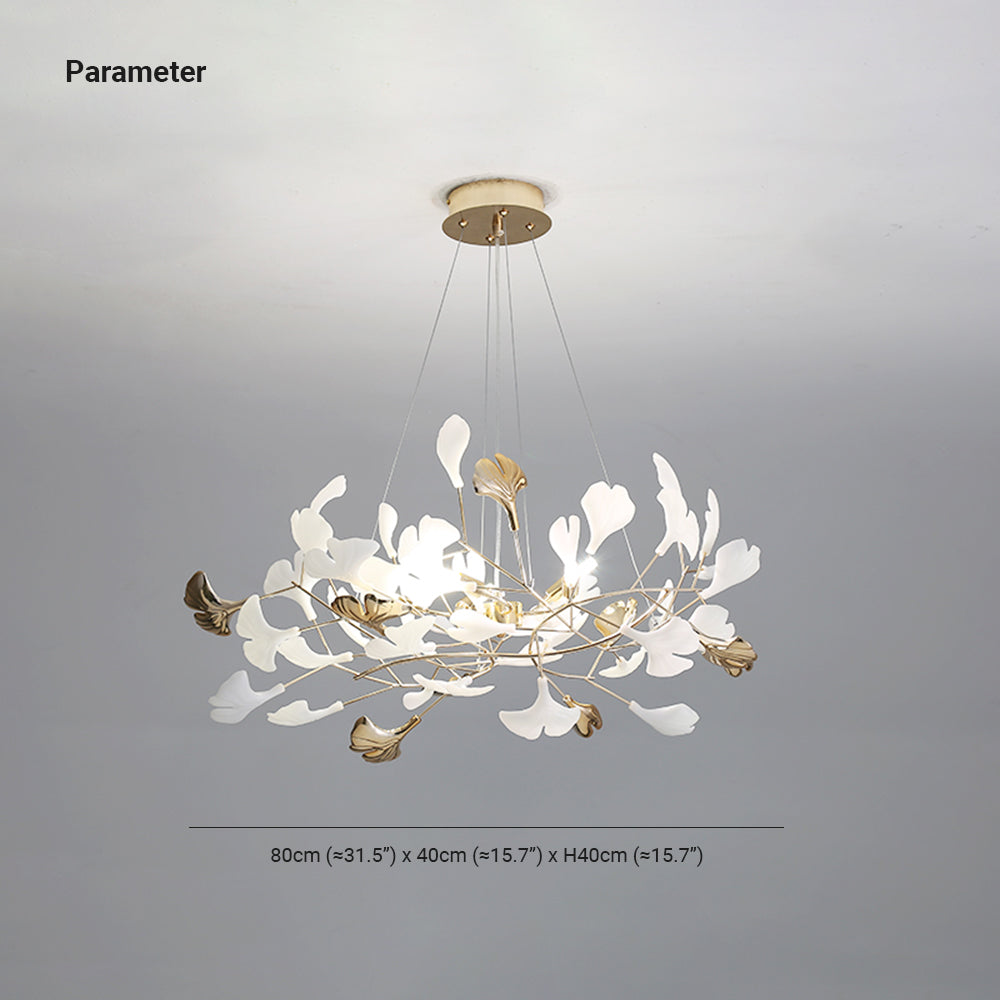 Olivia Modern Petal Shaped Ceramic Chandelier Dining Room - Letslighting