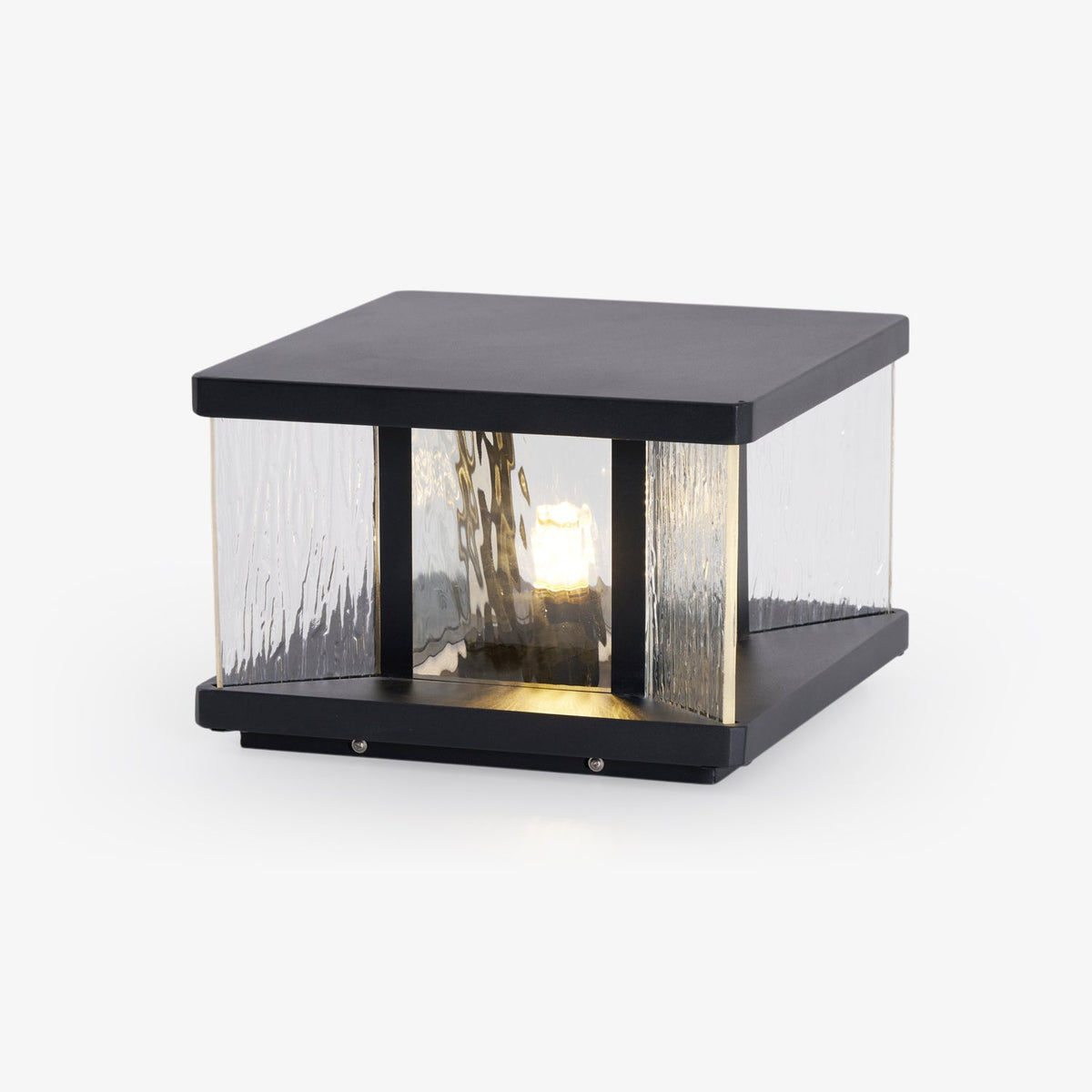 Outdoor Light Black Aluminum Square Modern Garden | Letslighting