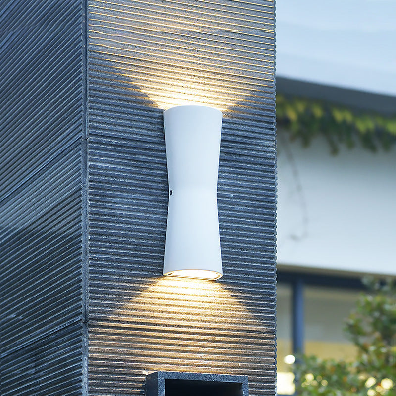 Ray Minimalist Torch LED Outdoor Wall Lamp Metal Garden Corridor Terrace